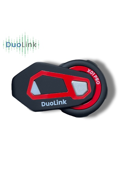DuoLink X01 Pro İnterkom Bluetooth 6 Kişi Grup Motosiklet Kulaklık Müzik Paylaşımı Kask Intercom Sesli Yanıt
