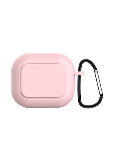 Apple AirPods Uyumlu 3. Nesil Kılıf Zore Airbag 23 Kılıf Pembe Açık