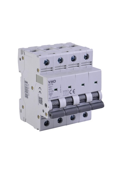 Viko 6vtb-4c125 Otomatik Sigorta 6ka C Tipi 4 Kutup 125a 10