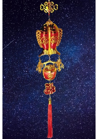 Feng Shui Koi Balık Şans Ve Bereket Askılık 80 Cm