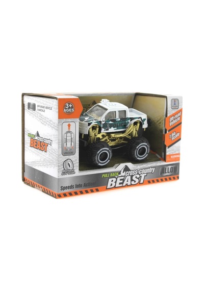 Çek Bırak Mini Off Road Beyaz Polis Aracı
