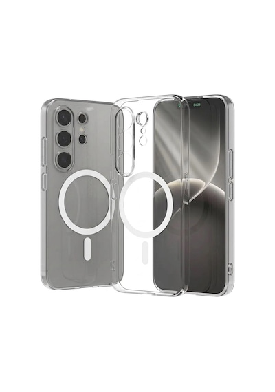 Forzacase Tecno Camon 50 İle Uyumlu Clearmag Serisi Magsafe Özellikli Kristal Şeffaf Sert Kılıf