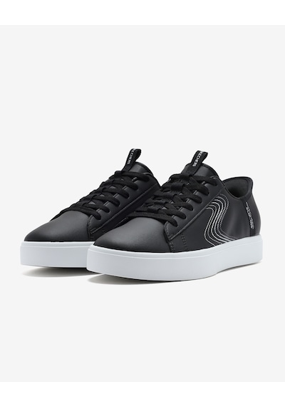 Skechers Eden Lx - Royal Strıde Kadın Siyah Sneakers 185008 Bkw Siyah