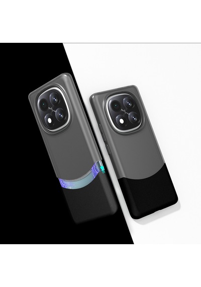 Zore Redmi Note 14 Pro Plus Kılıf Mıknatıslı Nvth Duble Kapak - Siyah