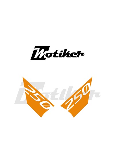 Cfmoto 250sr Arka Kuyruk Stıcker Model 1