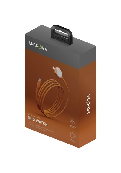 Energea Flow Duo Watch 2in1 1.5m 60w Type-c To Type-c Ve Watch Pd Hızlı Şarj Kablo - Mavi