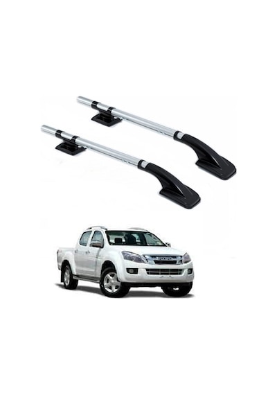 ISUZU DMAX 2012 SONRASI ARA ATKISIZ TAVAN ÇITASI PORT BAGAJ NİKEL