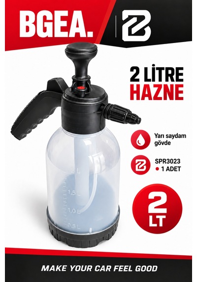 Bgea Prc 2 Litre Manuel Basınçlı Sıvı Püskürtücü Spr3023