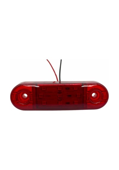 12v-24v Parmak Lamba 9-ledli Kırmızı 85 25 Mm