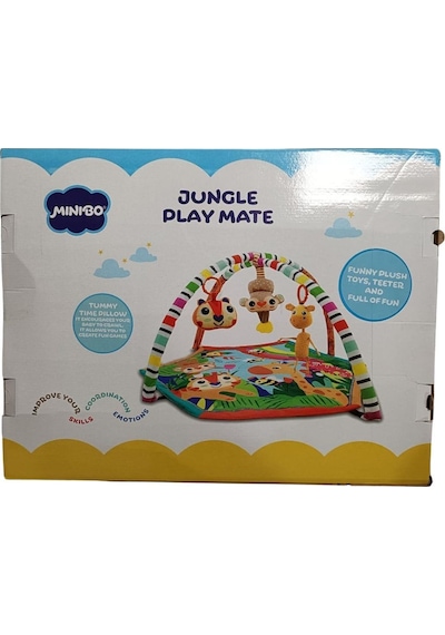 Minibo Sevimli Hayvanlar Altıgen Oyun Halısı