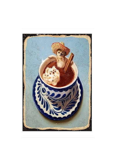 Bedeko Sıcak Duş Dekoratif Ahşap Tablo 35 Cm X 50 Cm