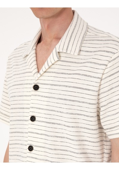 Pierre Cardin Erkek Bej Gömlek Örme 50303892-vr011 Bej