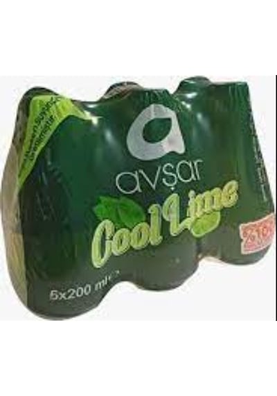 Avşar Cool Lime Nane Limon Aromalı Maden Suyu 6 x 200 ML