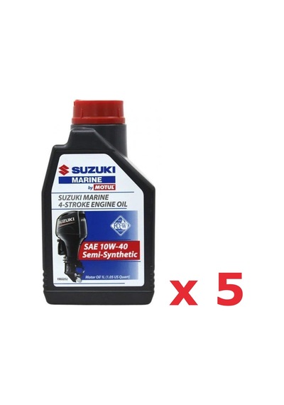 Motul Suzuki Marine 4t 10w-40 Motor Yağı 1 L 5 Adet