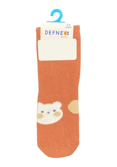 Defne Baby Bebek Çorabı E006-24 Kiremit