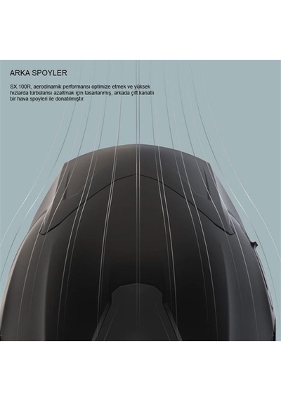 Nexx Sx.100r Gridline Full Face Motosiklet Kaskı 67582 Mat Gri Siyah