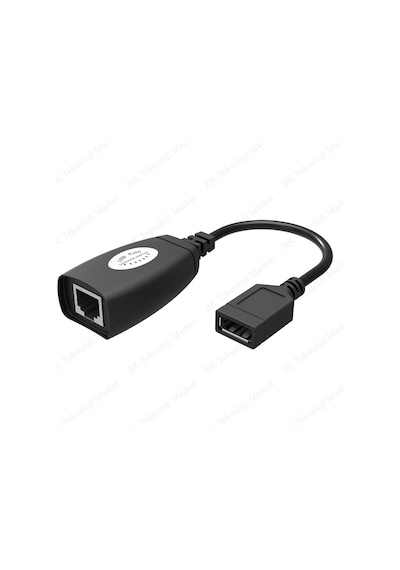 Usb Extender - Cat5 / Cat6 Kablosu Üzerinden Lan Uzatma Adaptörü