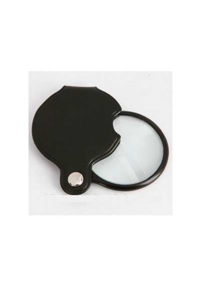Özel Üretim Optik Alet Şeffaf Gösterge Cep Tipi 5x 50mm Mini Büyüteç Xx1051 Kaplama-xx1051