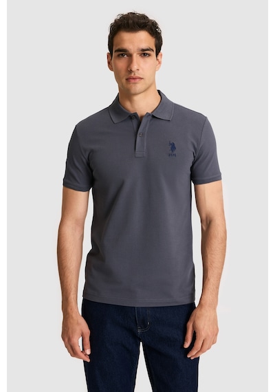 U.s. Polo Assn. Erkek Antrasit Tişört Basic 50326920-vr006