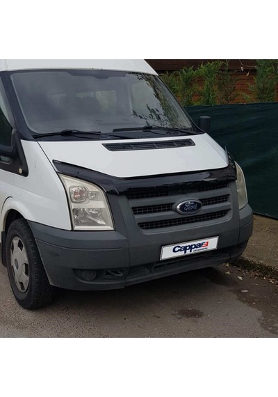 Cappafe Ford Transit Ön Kaput Koruyucu Rüzgarlık 4Mm Abs 06-13