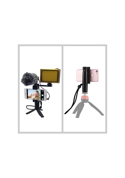 Puluz Video Grip Telefon Elde Tutucu+ Bileklik Tripod Adaptörü- 5775