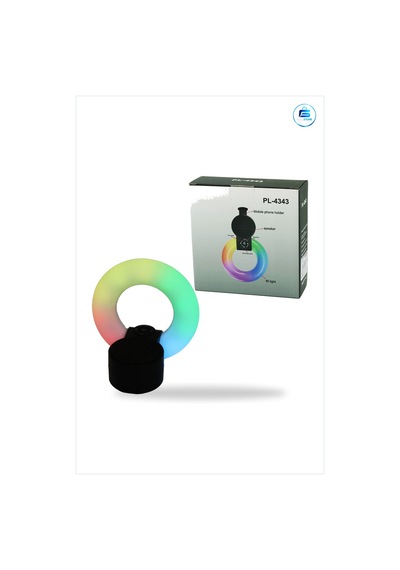 Bluetooth Mini Hoparlör 5w Usb Şarjlı Led Işıklı Telefon Tutuculu