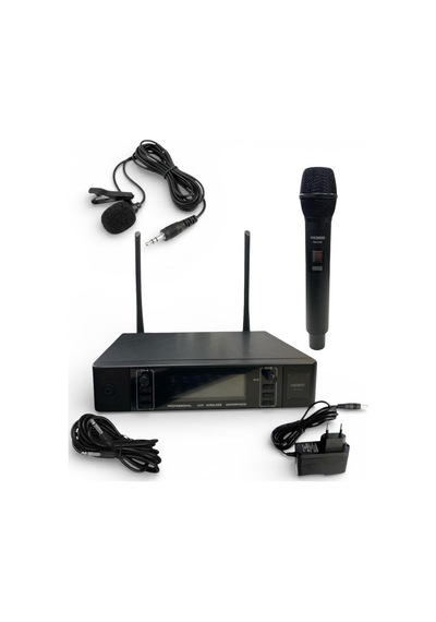 Rose Rw-211ey Uhf El+yaka Telsiz Mikrofonu 2x100 Kanal