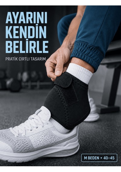 Ayarlanabilir Topuk Desteği M Beden 40-45 Numara Cırtlı Günlük Kullanım Çok Renkli