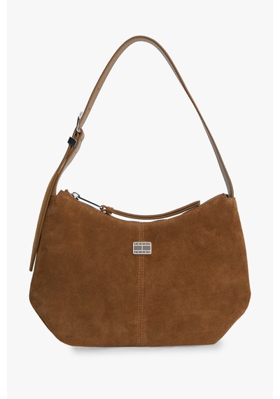 Tommy Hilfiger Tjw Slouchy Suede Shoulder Bag Kadın Kahverengi Çanta - Aw0aw18859