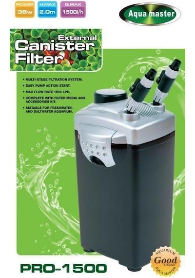Aqua Master Pro-1500 Dış Filtre 1500lt/Saat