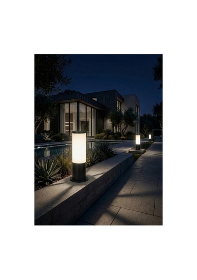 Arıa Bahce Dırek Armaturu 290mm E27 Pc Siyah - 935282769 Siyah