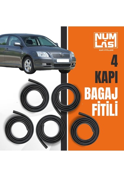 Toyota Avensis 2003-2009 4 Kapı + Bagaj Fitili-a Kalite-numlas-nm5649