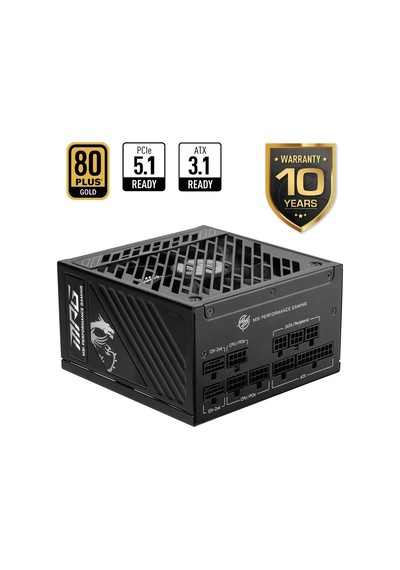 Msı 1250w 80+ Gold Mpg A1250gs Pcıe5 Tam Modüler Power Supply
