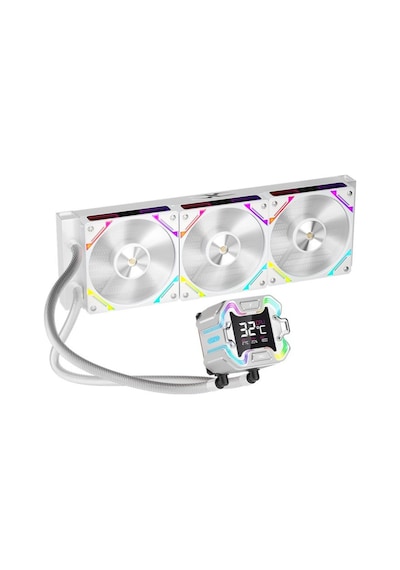 1st Player X Starshıp E X360e Mm Beyaz Argb Dijital Ekran Am5 / Lga 1851 İşlemci Sıvı Soğutucu