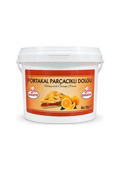 Ovalette Portakal Parçacıklı Bitkisel Dolgu 6 Kg