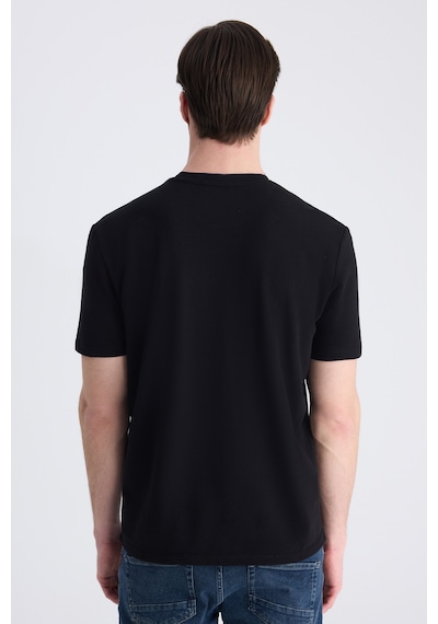 D's Damat Ds Damat Regular Fit Siyah Düz %100 Pamuklu T-shirt 4hc1400110372 001 D's Damat Ds Damat Regular Fit Siyah Düz %100 Pamuklu T-shirt 4hc1400110372 001