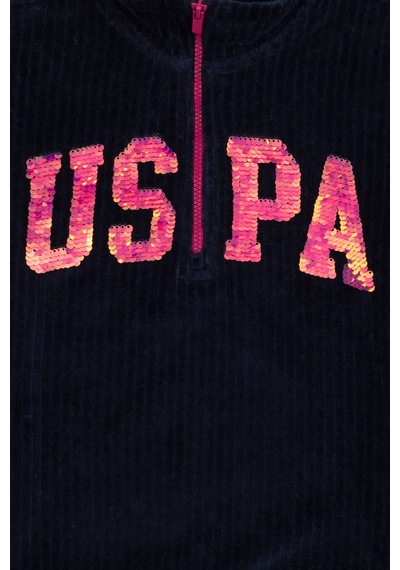U.s. Polo Assn. Kız Çocuk Lacivert Sweatshirt 50318062-vr033 Lacıvert