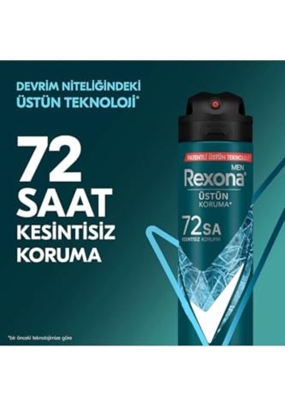 Men Erkek Sprey Deodorant Xtra Cool 72 Saat Kesintisiz Üstün Koruma 150 Ml