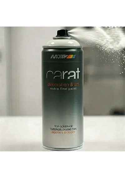 Carat Sprey Boya Parlak Kırık Beyaz Ral 1013 400 Ml Diğer