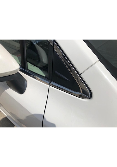 Toyota Corolla Uyumlu 2019 Sonrası Cam Çıtası 8 Parça Paslanmaz Krom