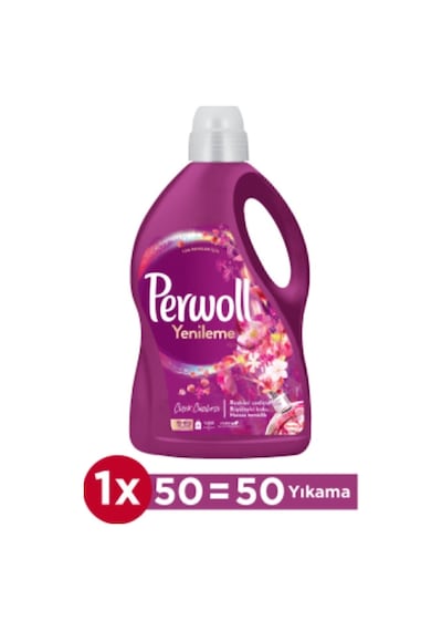Perwoll Hassas Bakım Sıvı Çamaşır Deterjanı Siyah 2970 ML + Renkli 2970 ML + Çiçek Cazibesi 2700 ML