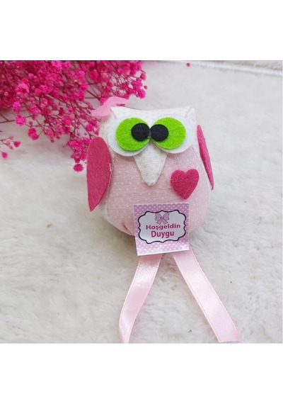Baykuş Kız Bebek Doğum Hediyelik(30 Adet)