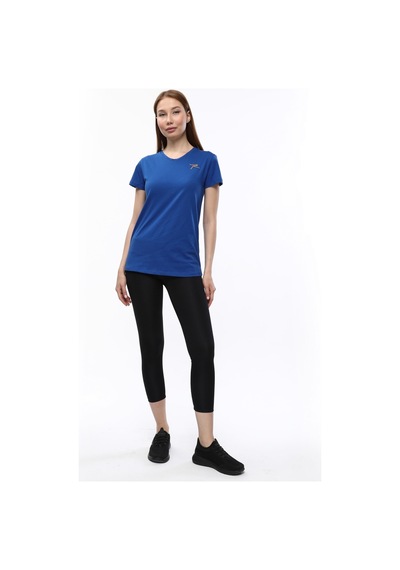 Raru Kadın %100 Pamuk T-Shirt Mulıer Saks