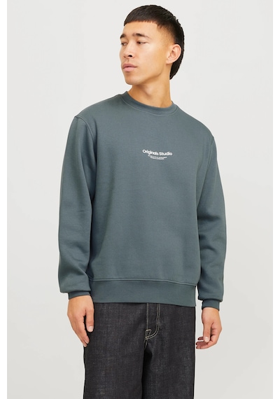 Jack & Jones Erkek Sweat 12241694 Koyu Gri Koyu Gri