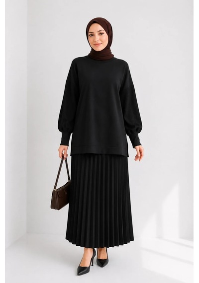 Nuss Triko Tunik Siyah 116