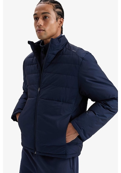 Defacto Defactofit Su İtici Regular Fit Fermuarlı Su Geçirmez Mont E9219ax25aunv238 Lacivert