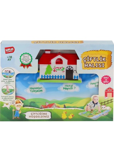 Birlik Toys Yy-571 A622374tr-u Sesli Ve Işıklı Eğitici Çiftlik Halısı -birliktoys