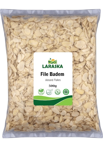 File Badem 500g Almond Flakes Taze Yeni Mahsül 500 G