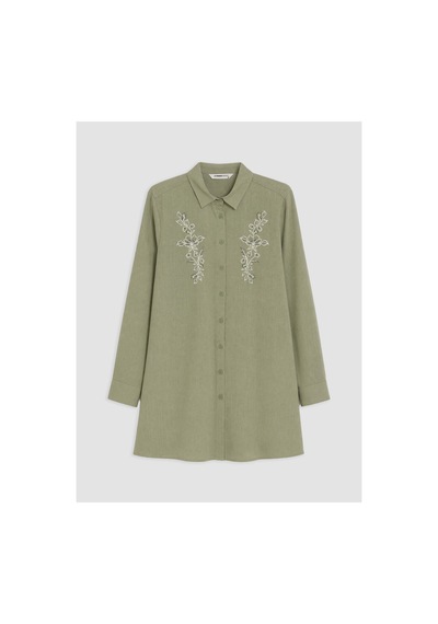 LC Waikiki Alıta Cıty Farkıyla Lcw Grace Yeşil Nakışlı Kadın Gömlek Tunik Yesil - 931522876 Yesil LC Waikiki Alıta Cıty Farkıyla Lcw Grace Yeşil Nakışlı Kadın Gömlek Tunik Yesil - 931522876 Yesil