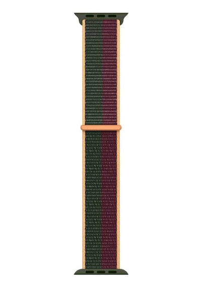 Ekılıf - Apple Uyumlu  Watch Ultra 49mm - Kordon Hasır Strap Kayış - Krd-03 - Cherry Green - T24544
